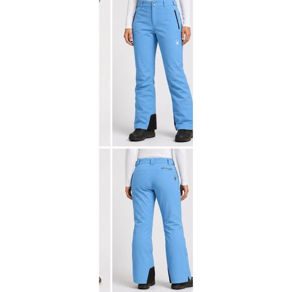 Spyder Pants - Spyder Snow Pants Women XL Light Blue Hone Gore-Tex Waterproof Ski Winter Vented